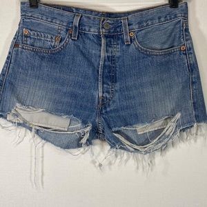 Levi's Distressed Button Fly 501 XX Jean S…